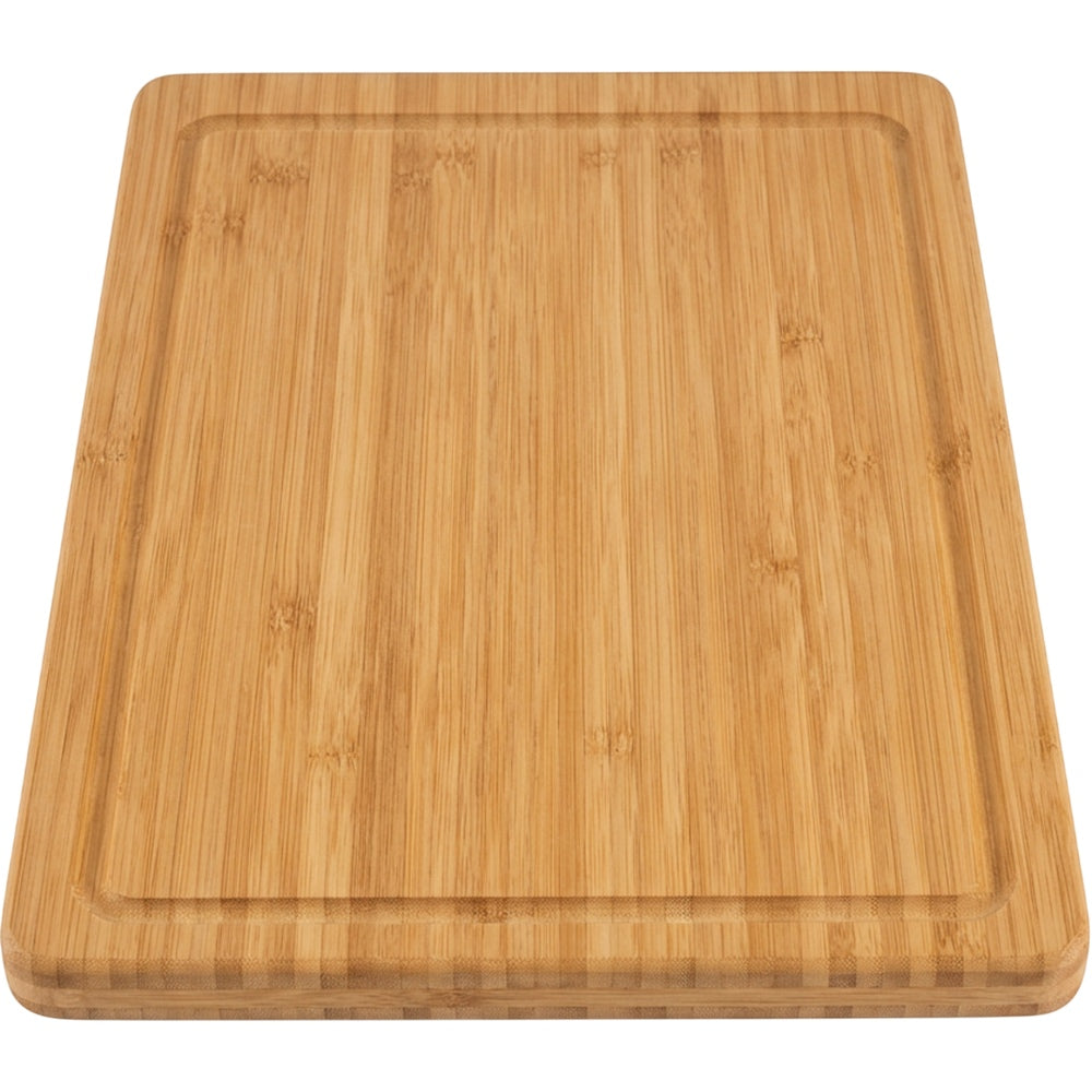 Tracse Natural Bamboo Cutting Board 15 x 10 in with Juice Groove for Kitchen