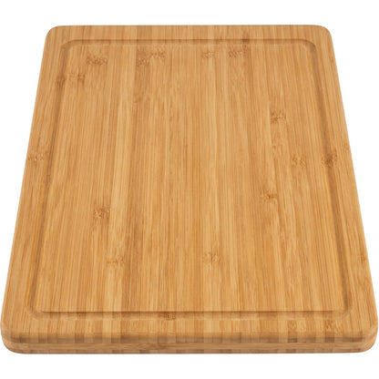 Tracse Natural Bamboo Cutting Board 15 x 10 in with Juice Groove for Kitchen