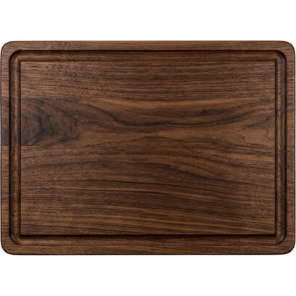 Tracse Natural Walnut Wood Carving Board 17 x 12 in with Deep Juice Groove