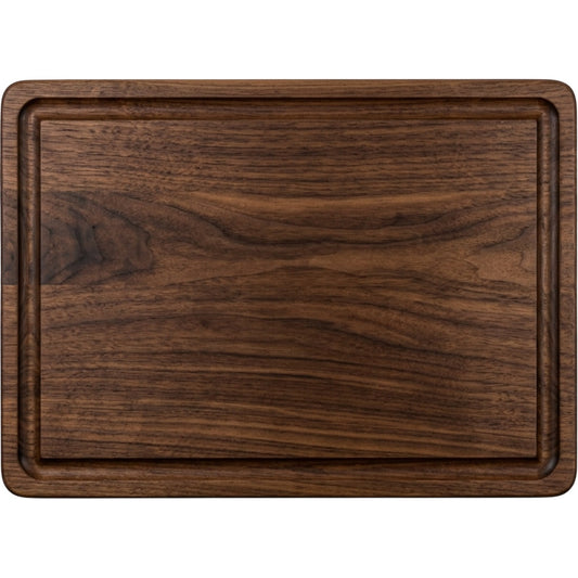 Tracse Natural Walnut Wood Carving Board 17 x 12 in with Deep Juice Groove